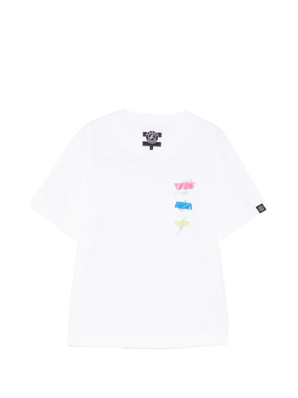 SPORT b. by agnès b. logo-embossed T-shirt - Bianco