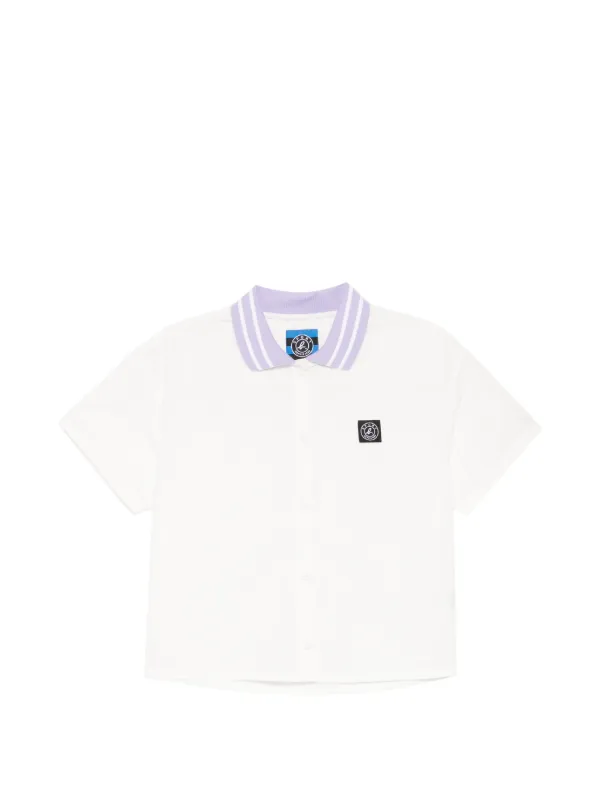 SPORT b. By Agnès b. logo-patch Shirt | White | FARFETCH