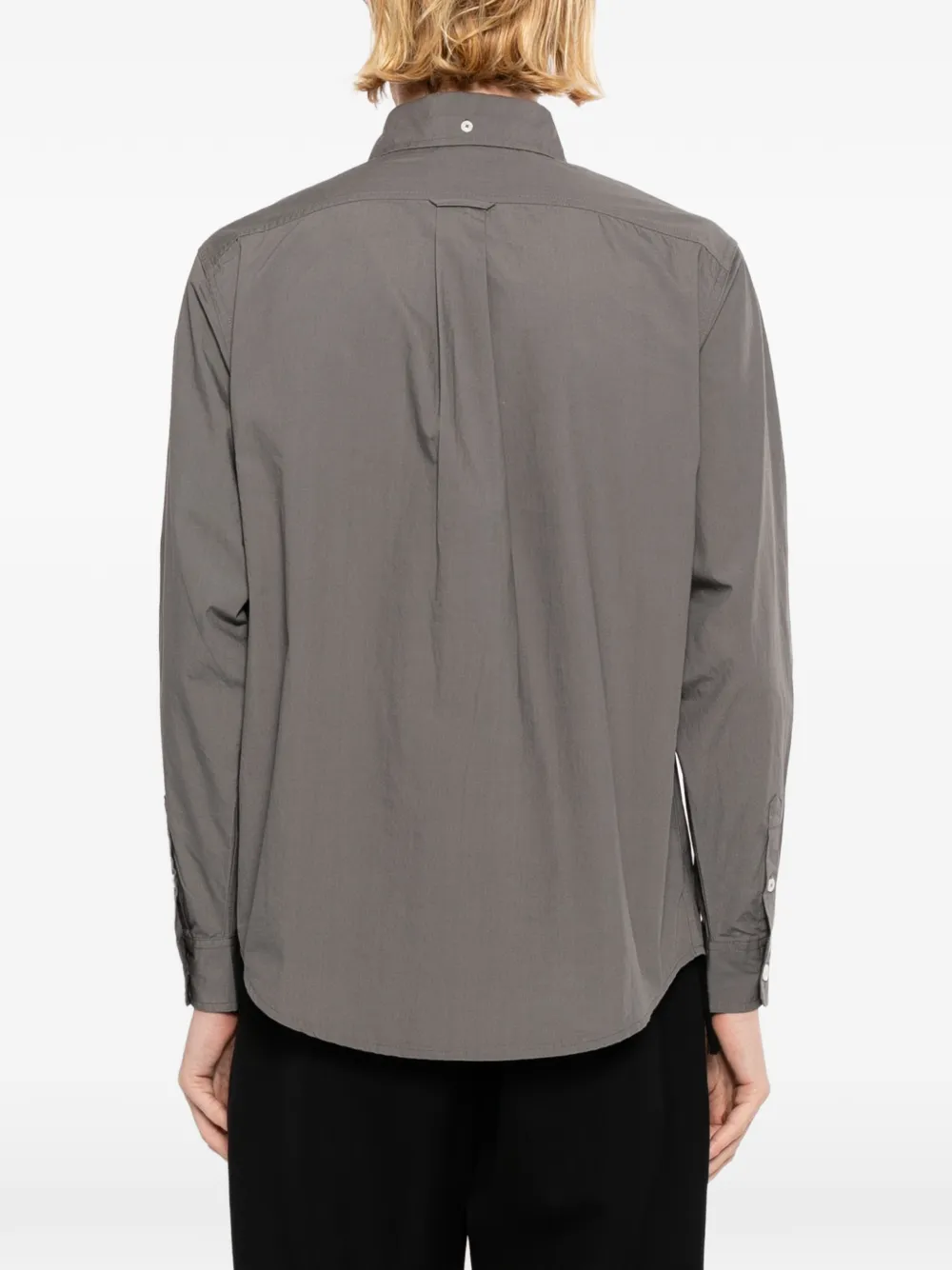 SPORT b. by agnès b. Overhemd met Dino-borduurwerk Grijs