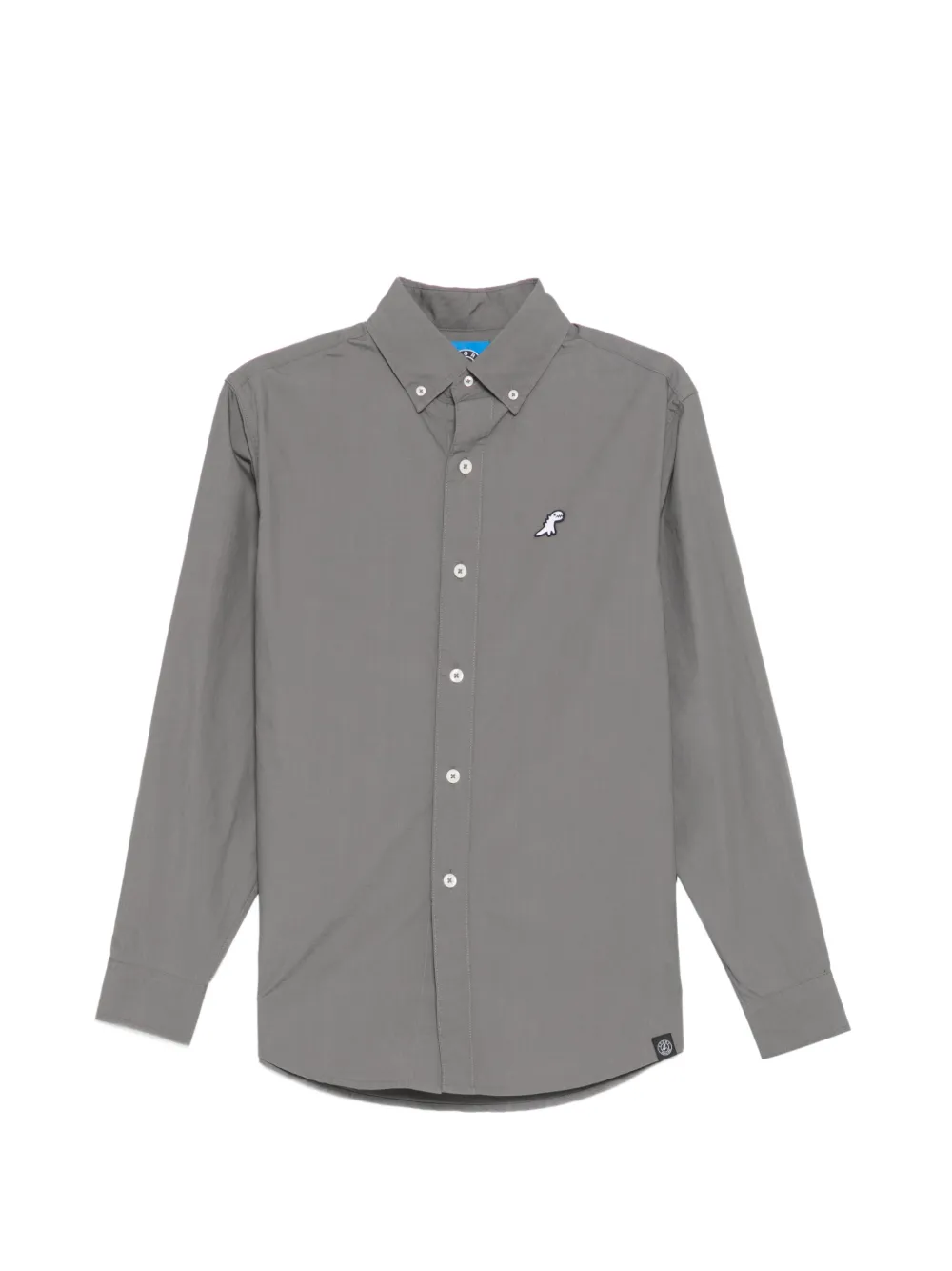 SPORT b. by agnès b. dino-embroidered shirt - Grau