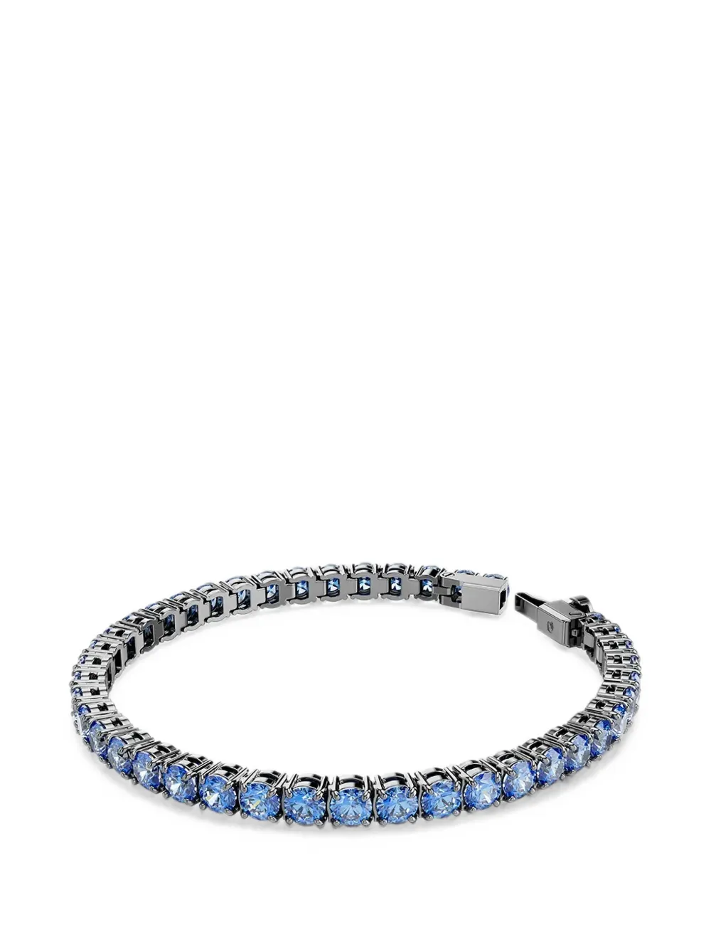Swarovski Matrix crystal-embellished tennis bracelet - Blu