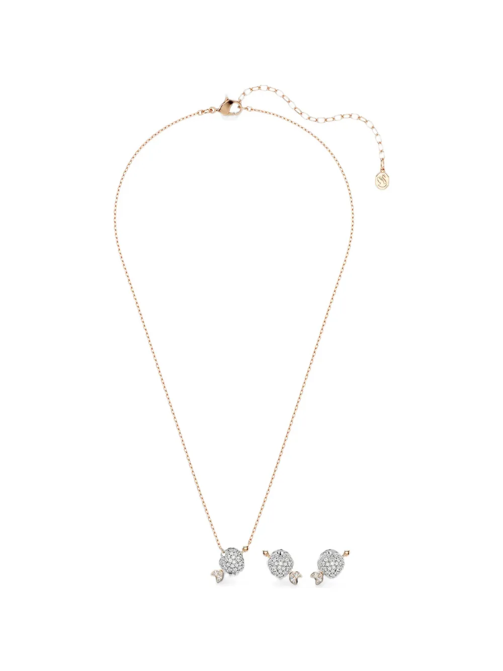 Swarovski Idyllia heart arrow jewellery set - Gold