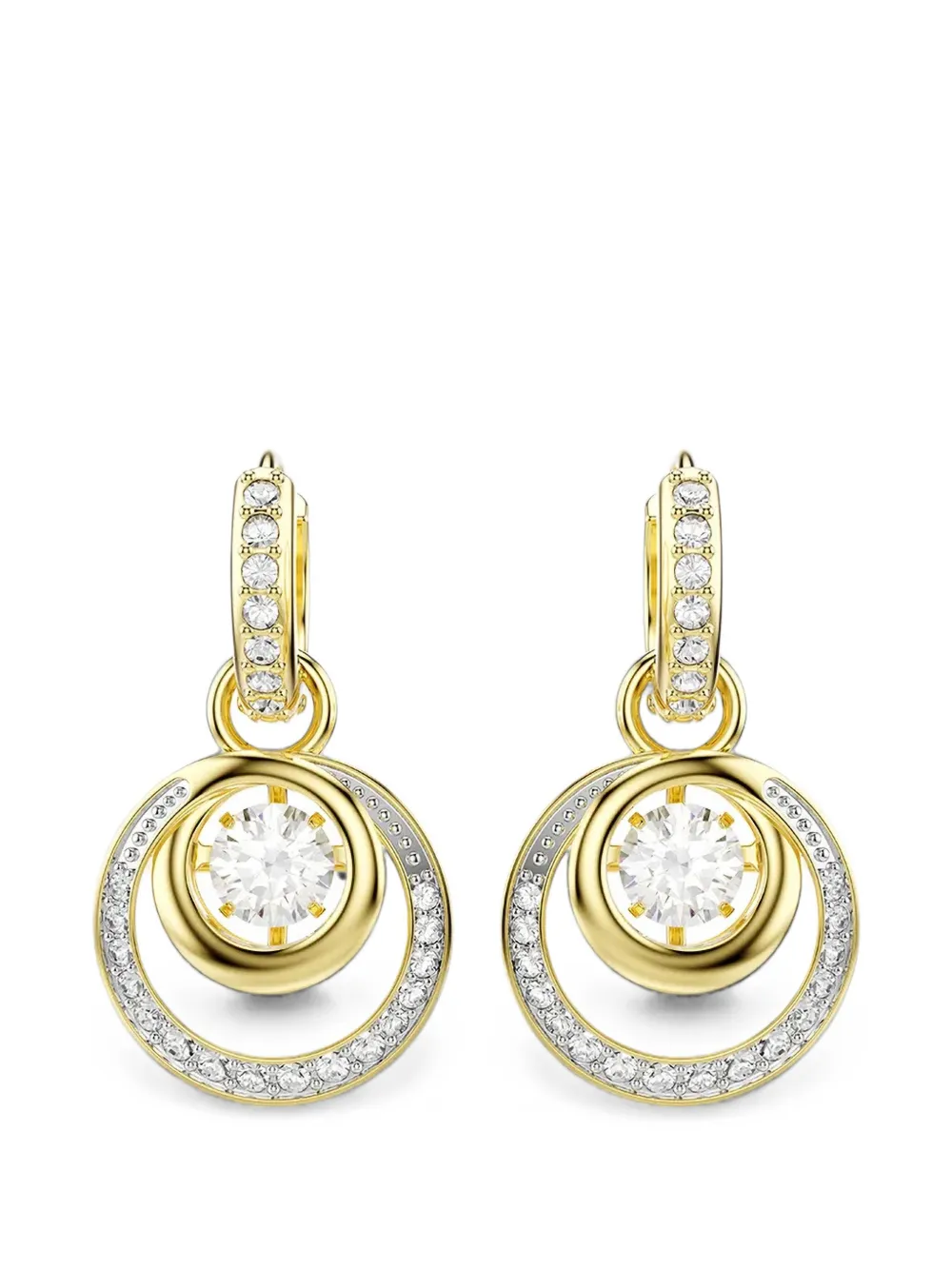 Swarovski Anello Hyperbola con cristalli - Oro