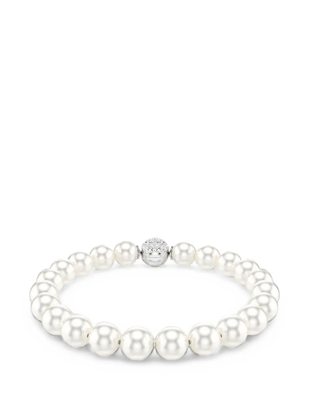 Swarovski Matrix Crystal-embellished Bracelet In Weiss