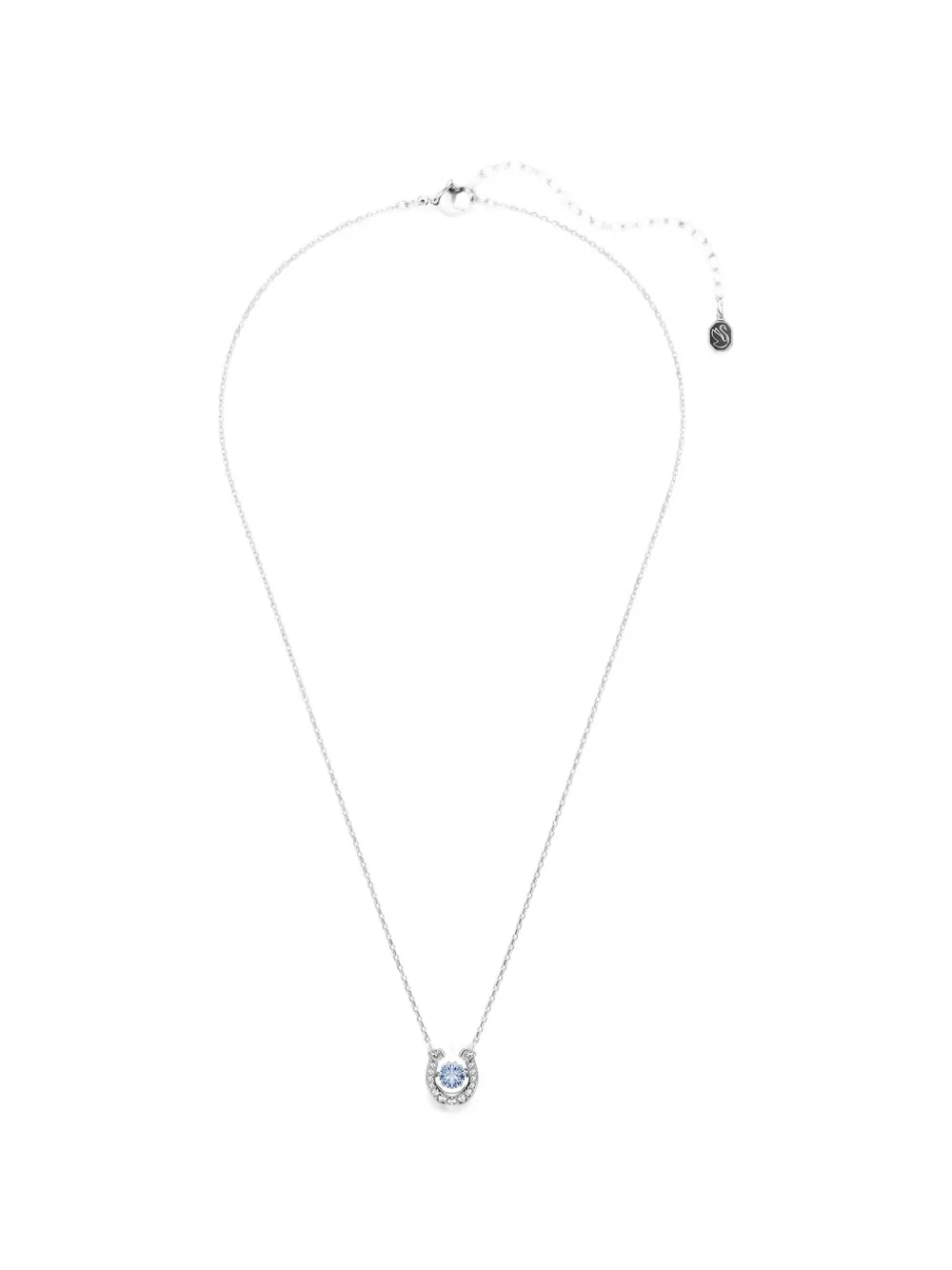 Swarovski Symbolica crystal horseshoe necklace - Silber