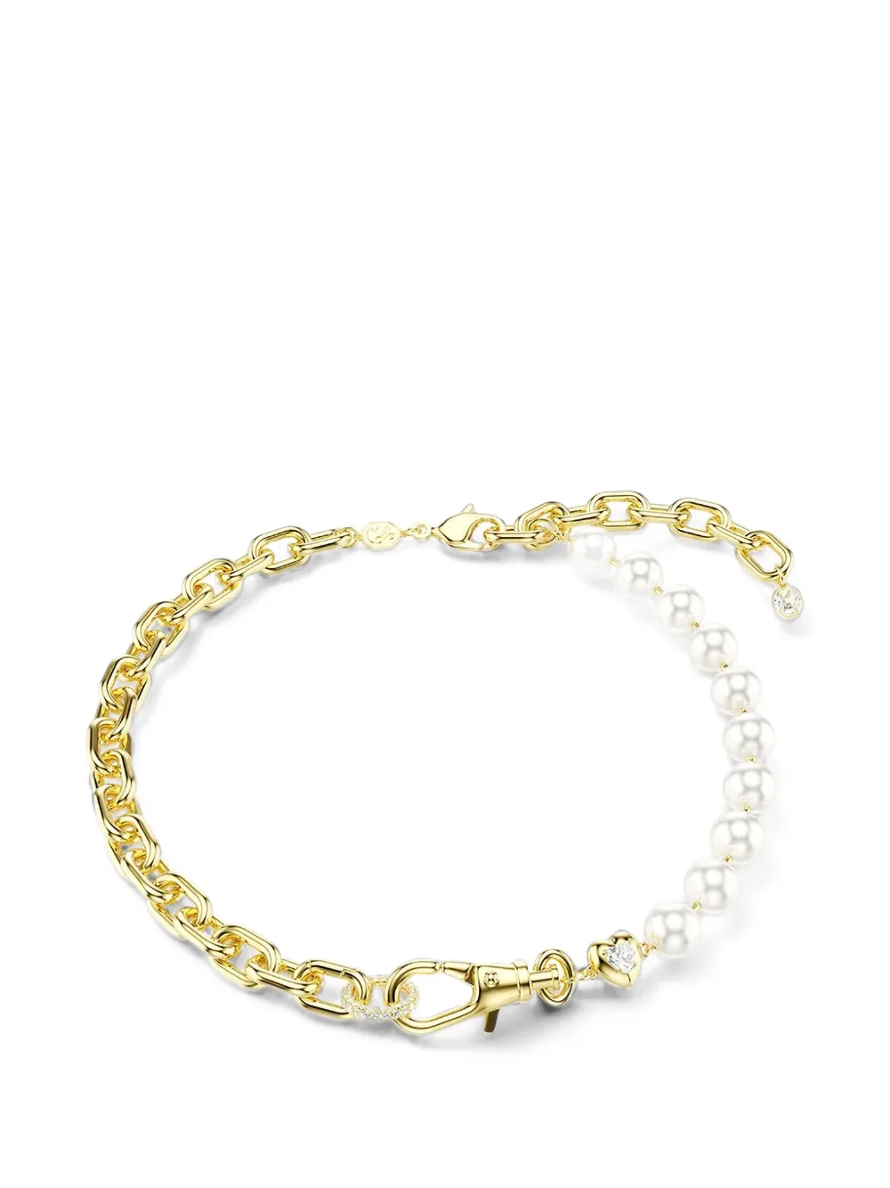 Swarovski Idyllia crystal-embellished necklace - Gold