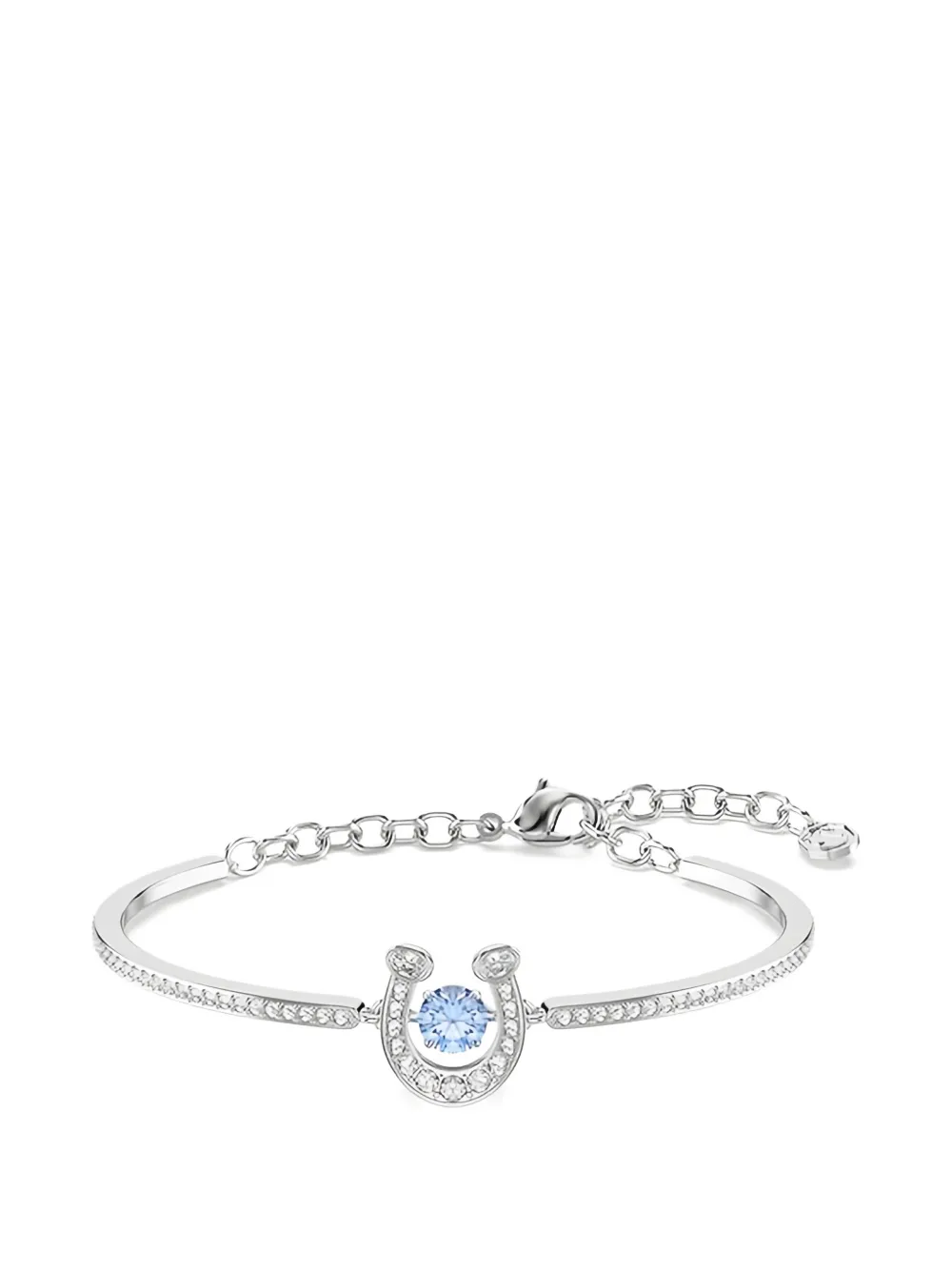 Swarovski horseshoe embellished bracelet - Argento