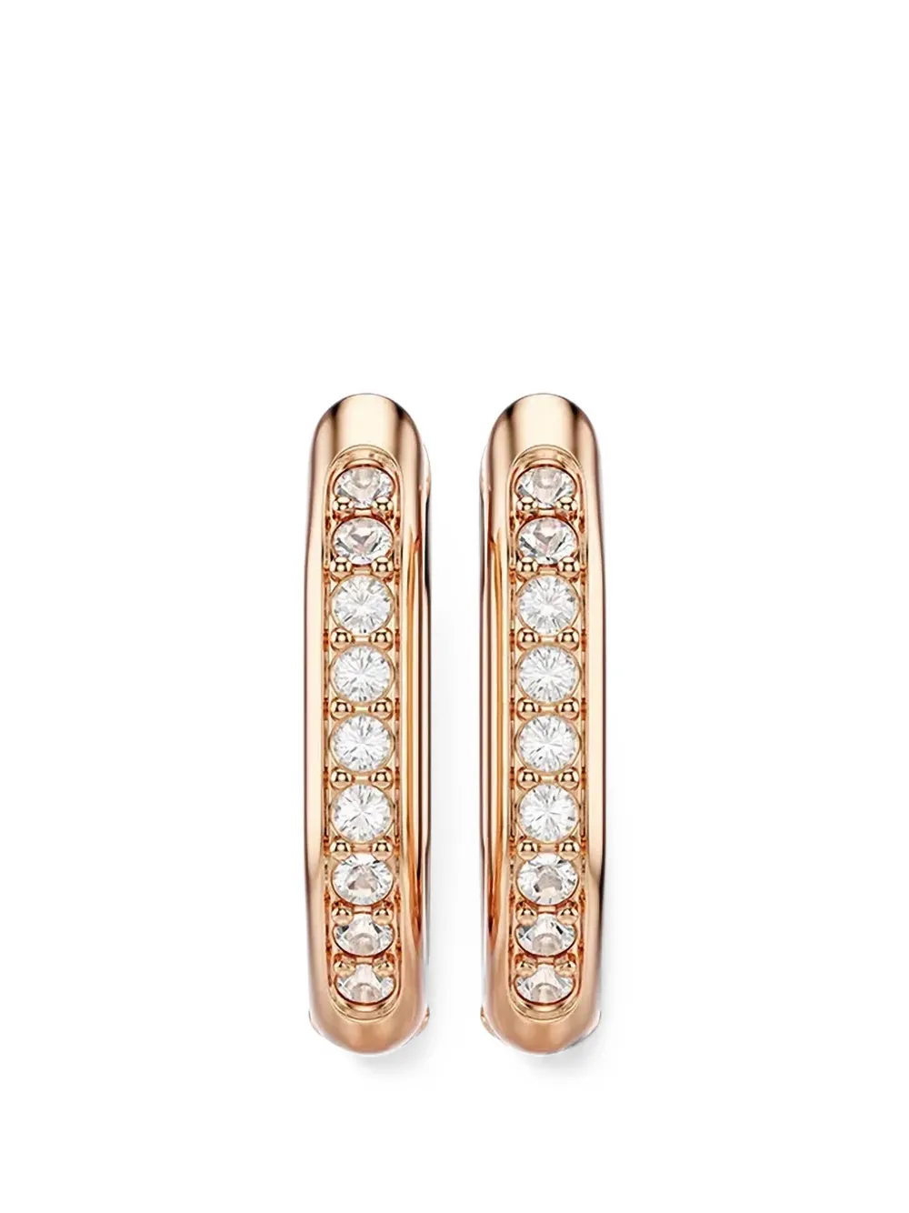 Swarovski Dextera crystal-embellished hoop earrings - Rosa