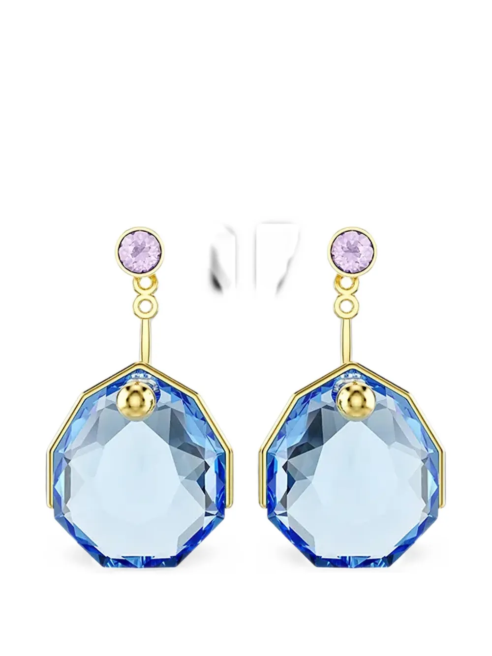 Swarovski crystal-embellished drop earrings - Oro