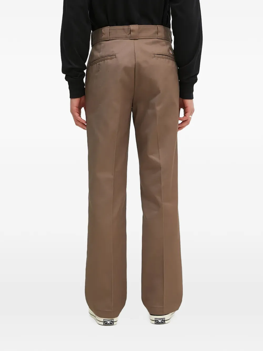 DICKIES 874 straight broek met logo-patch Bruin