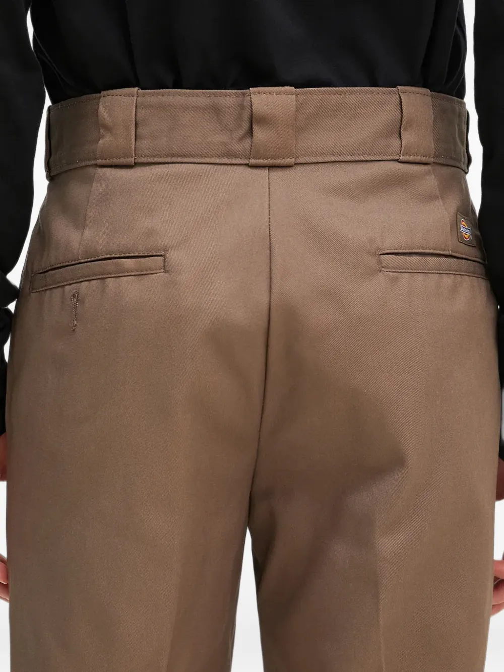 DICKIES 874 straight broek met logo-patch Bruin