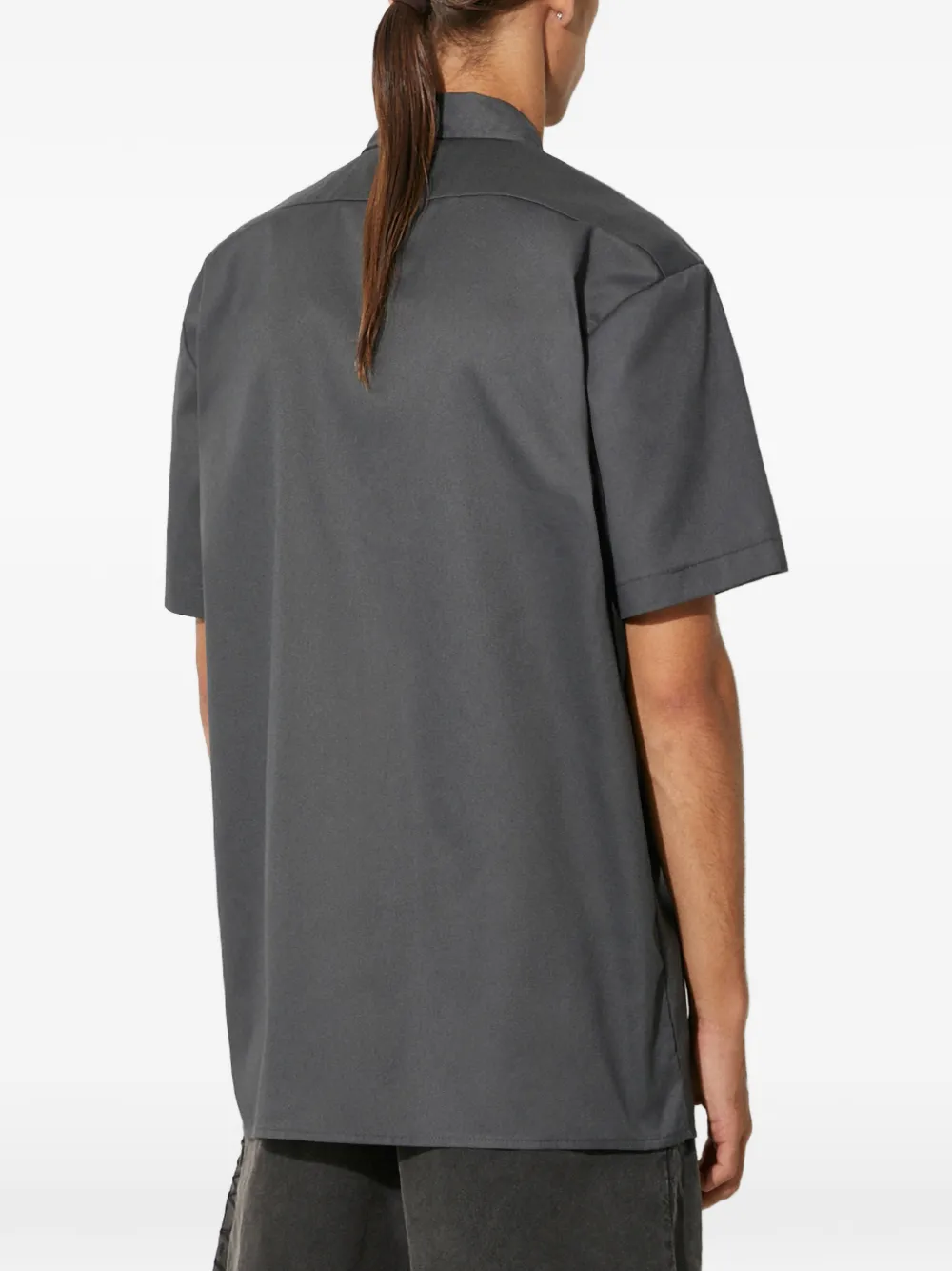 DICKIES Overhemd met zak en korte mouwen Grijs
