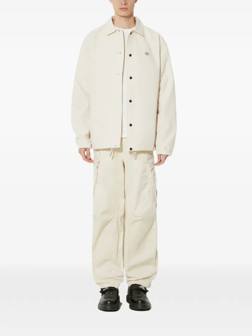 DICKIES press-stud jacket Wit