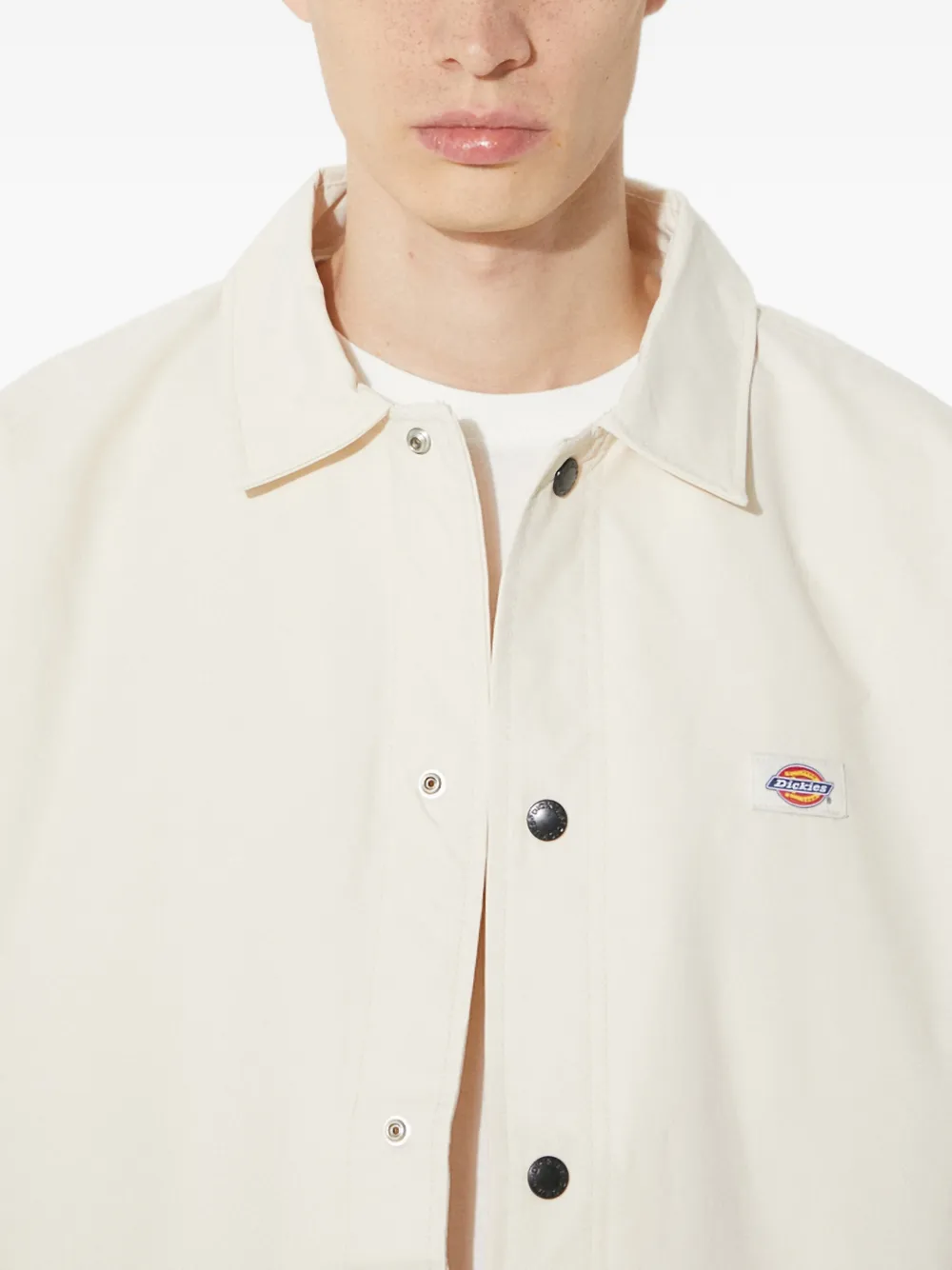 DICKIES press-stud jacket Wit