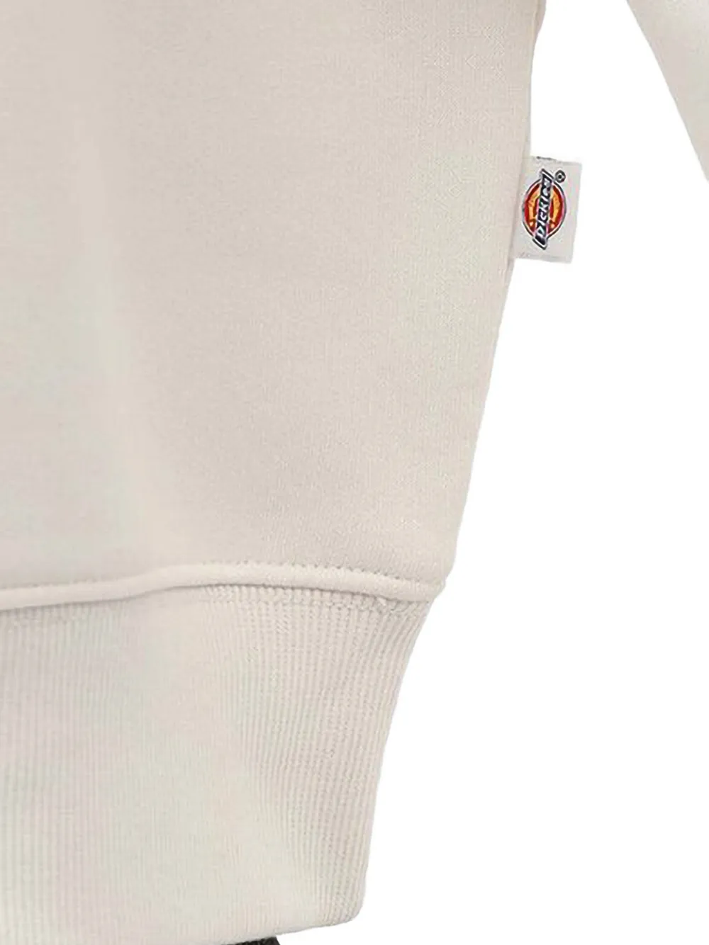 DICKIES logo-patch cropped hoodie Beige