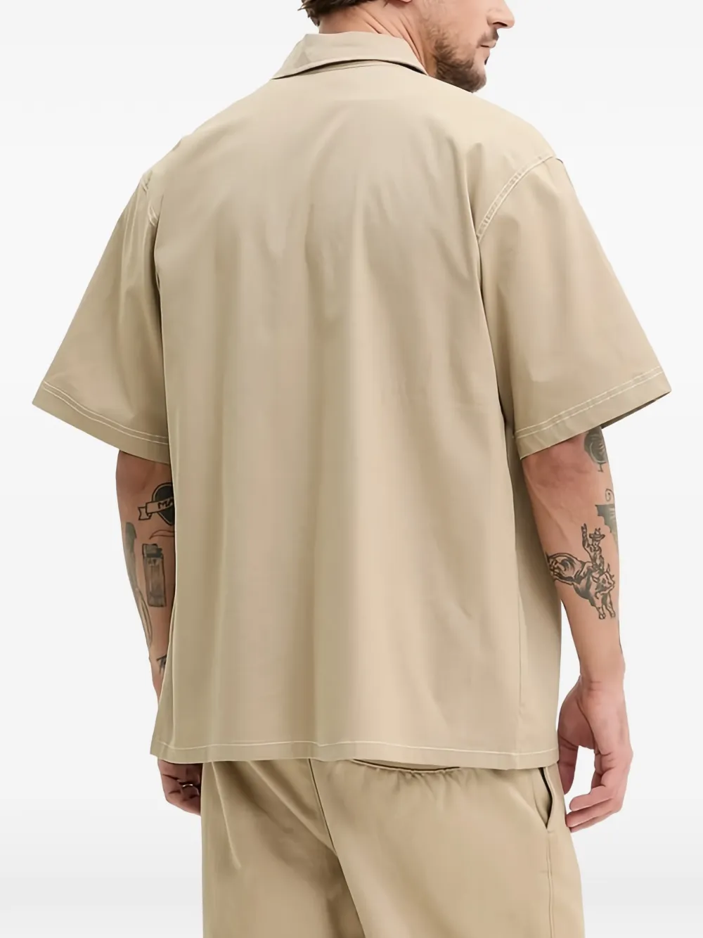 DICKIES Overhemd met zak Beige