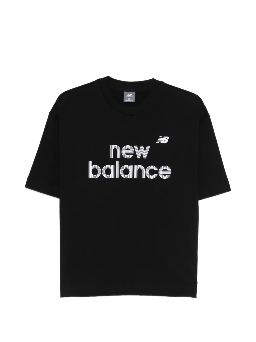 New Balance logo-print T-shirt - Nero