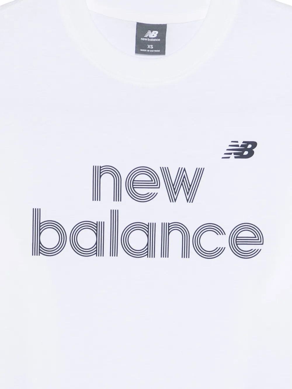New Balance T-shirt met logoprint Wit