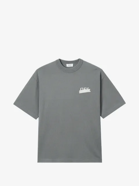Off-White 箭头图案印花T恤