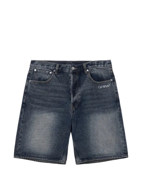 Off-White Arrows-motif denim shorts