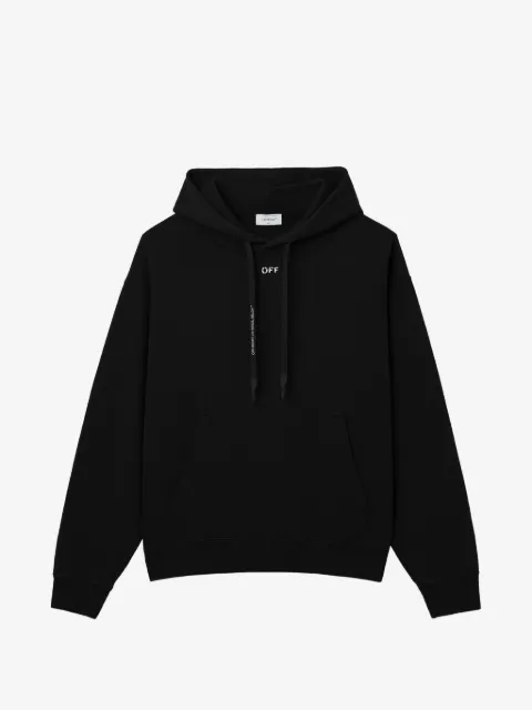 Off-White Diag 条纹印花连帽衫