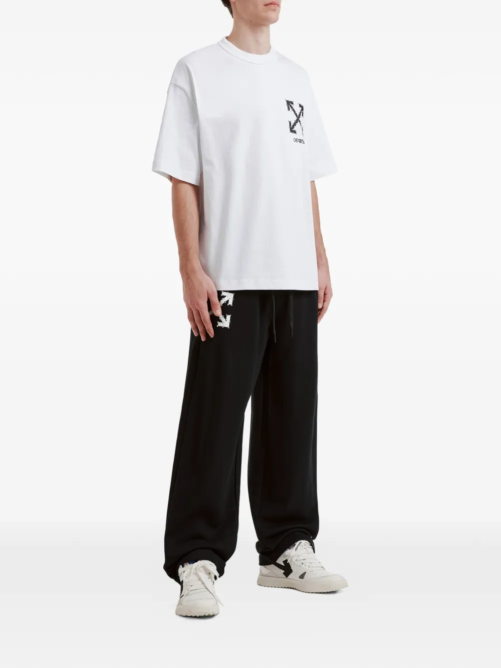 Off-White logo-print track pants | Sweatpants