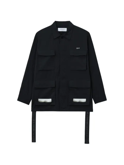 Off-White Diag-Stripe cargo-pocket jacket