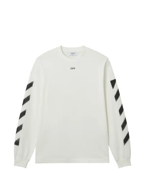 Off-White Diag-stripe-print sweatshirt