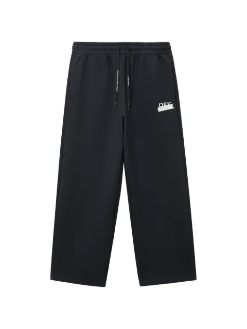 Off-White drawstring-waist Arrow-graphic track pants