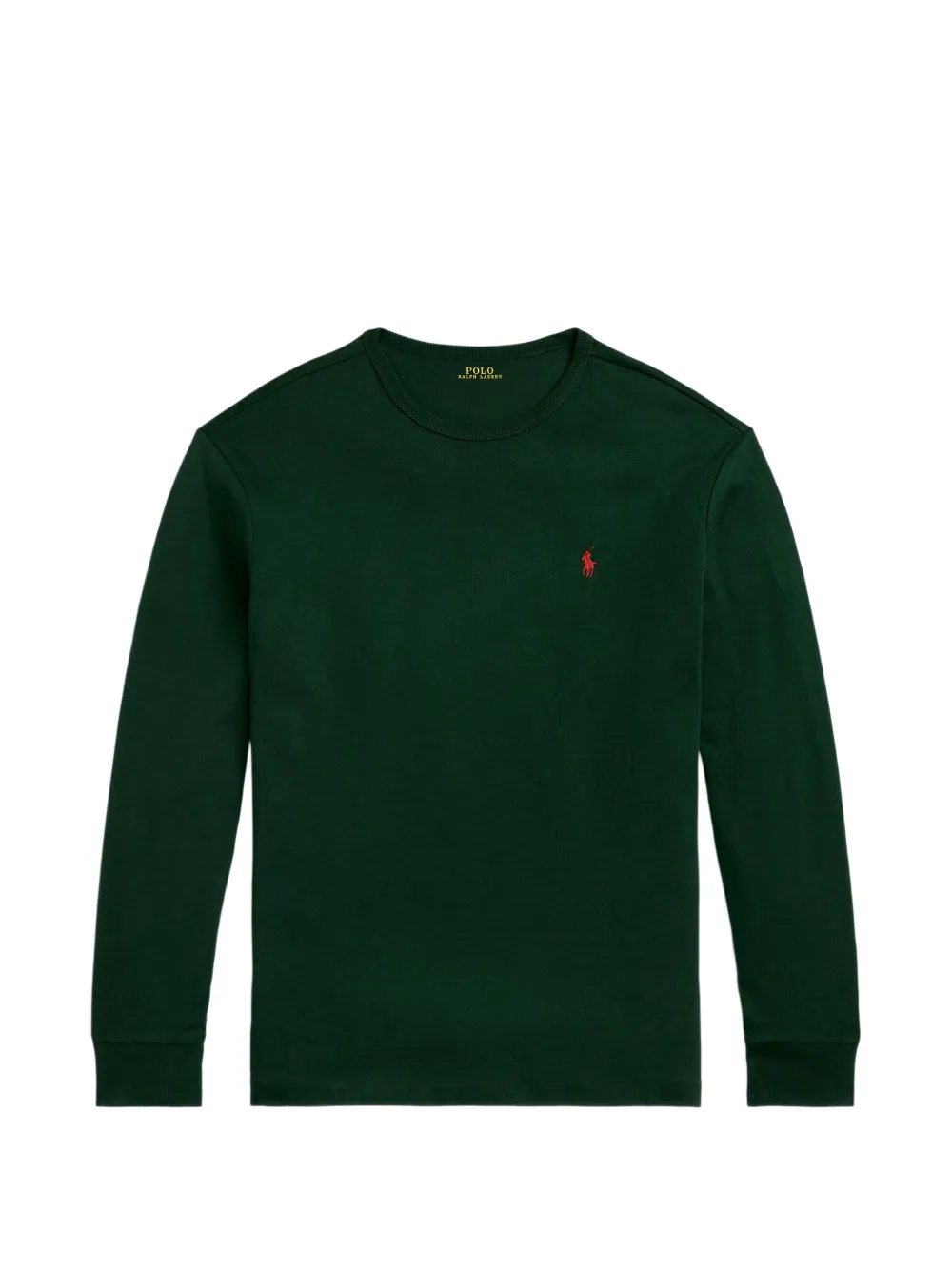 Polo Ralph Lauren logo-embroidered long-sleeve T-shirt - Verde