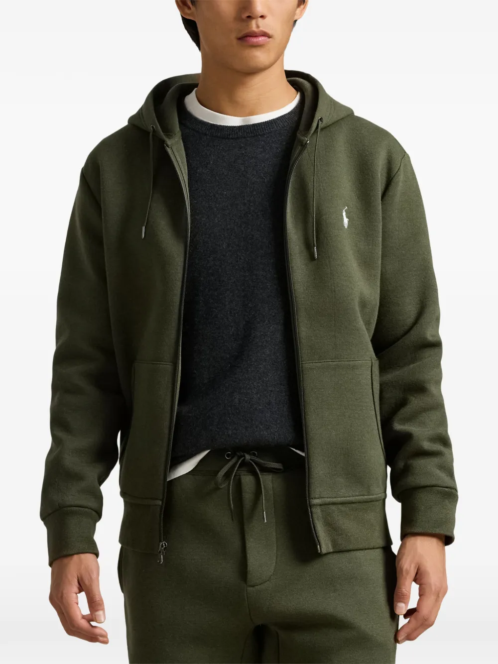 Polo Ralph Lauren Hoodie met geborduurd logo Groen