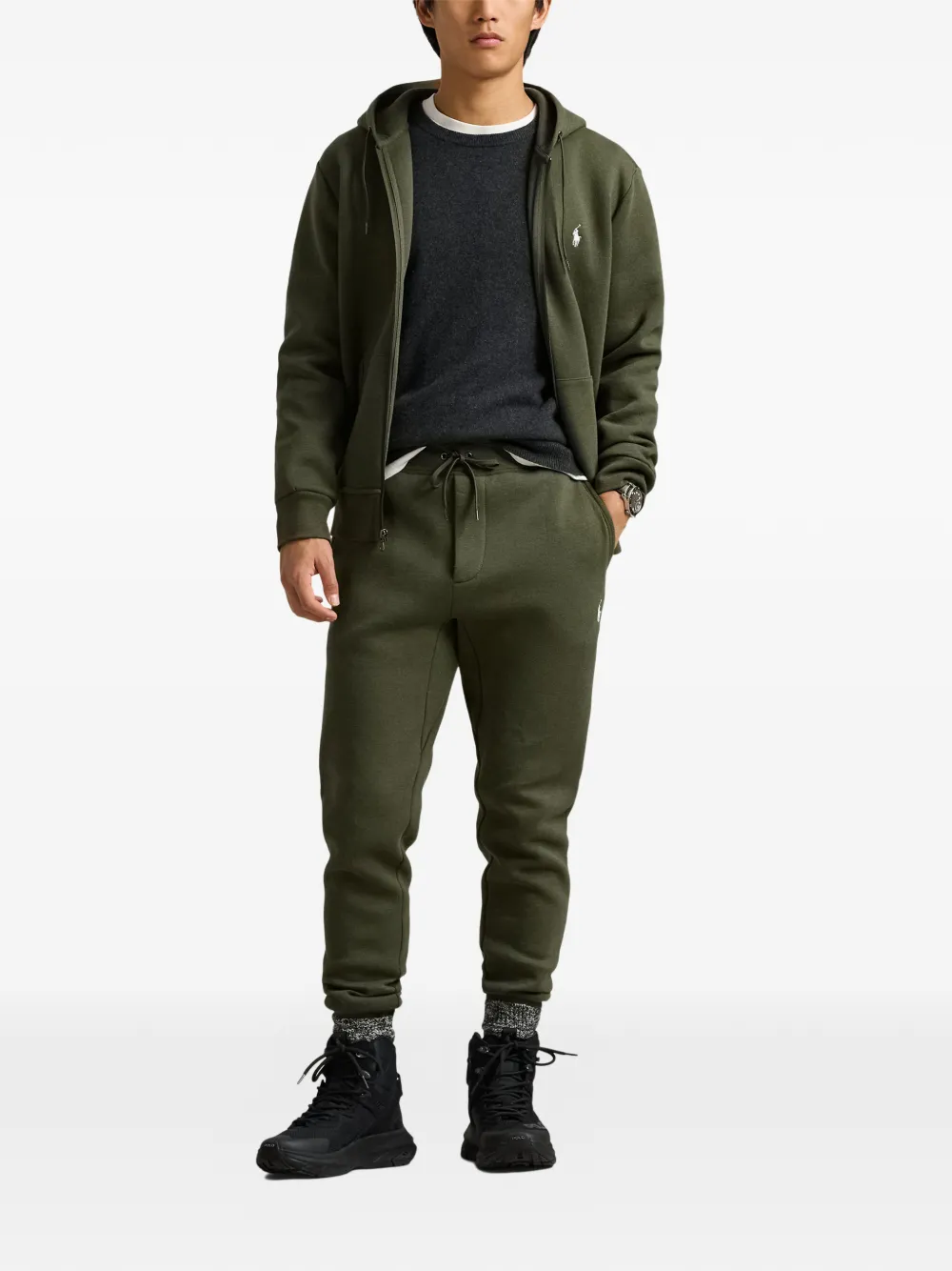 Polo Ralph Lauren Hoodie met geborduurd logo Groen