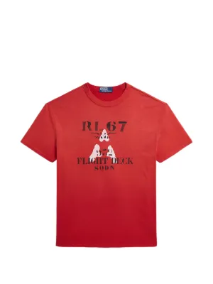 Polo Ralph Lauren logo-print T-shirt | Red | FARFETCH