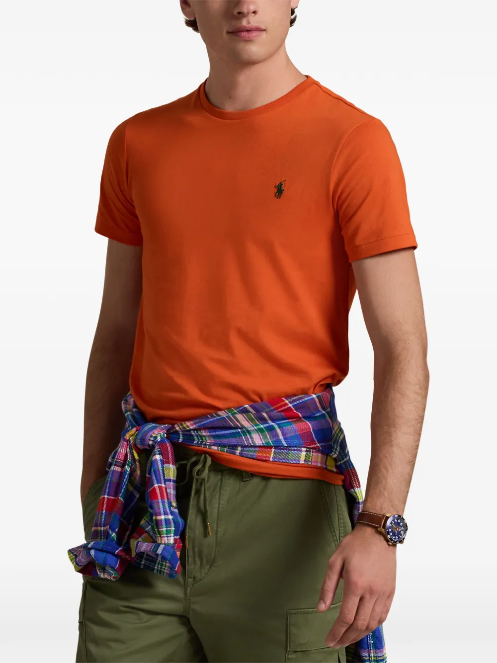 Polo Ralph Lauren T-shirt met geborduurd logo Oranje