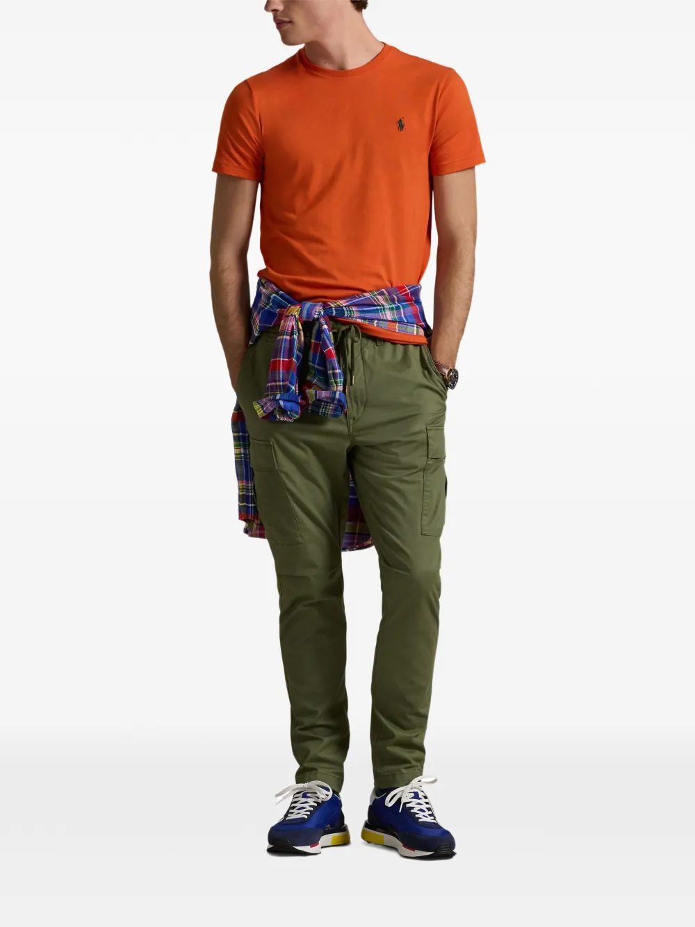 Polo Ralph Lauren T-shirt met geborduurd logo Oranje