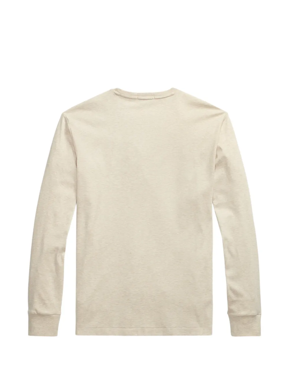 Polo Ralph Lauren long-sleeve embroidered-logo T-shirt Beige