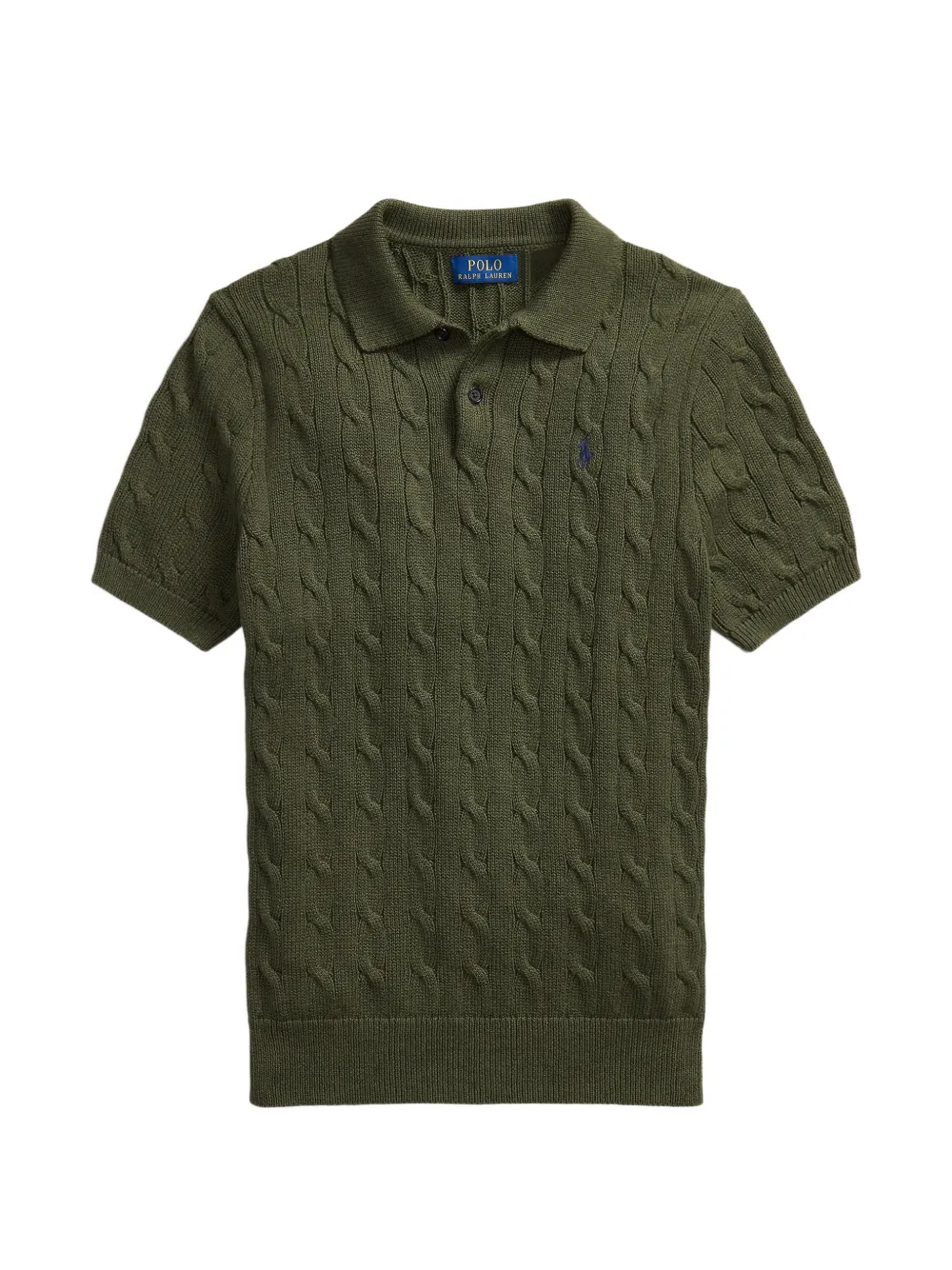 Polo Ralph Lauren cable-knit short-sleeve sweater - Verde
