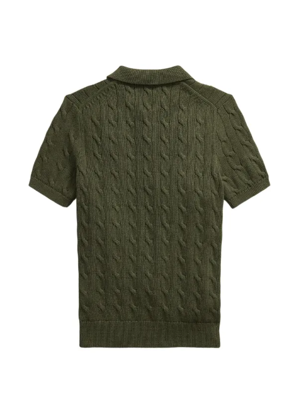 Polo Ralph Lauren ケーブルニット ショートスリーブセーター