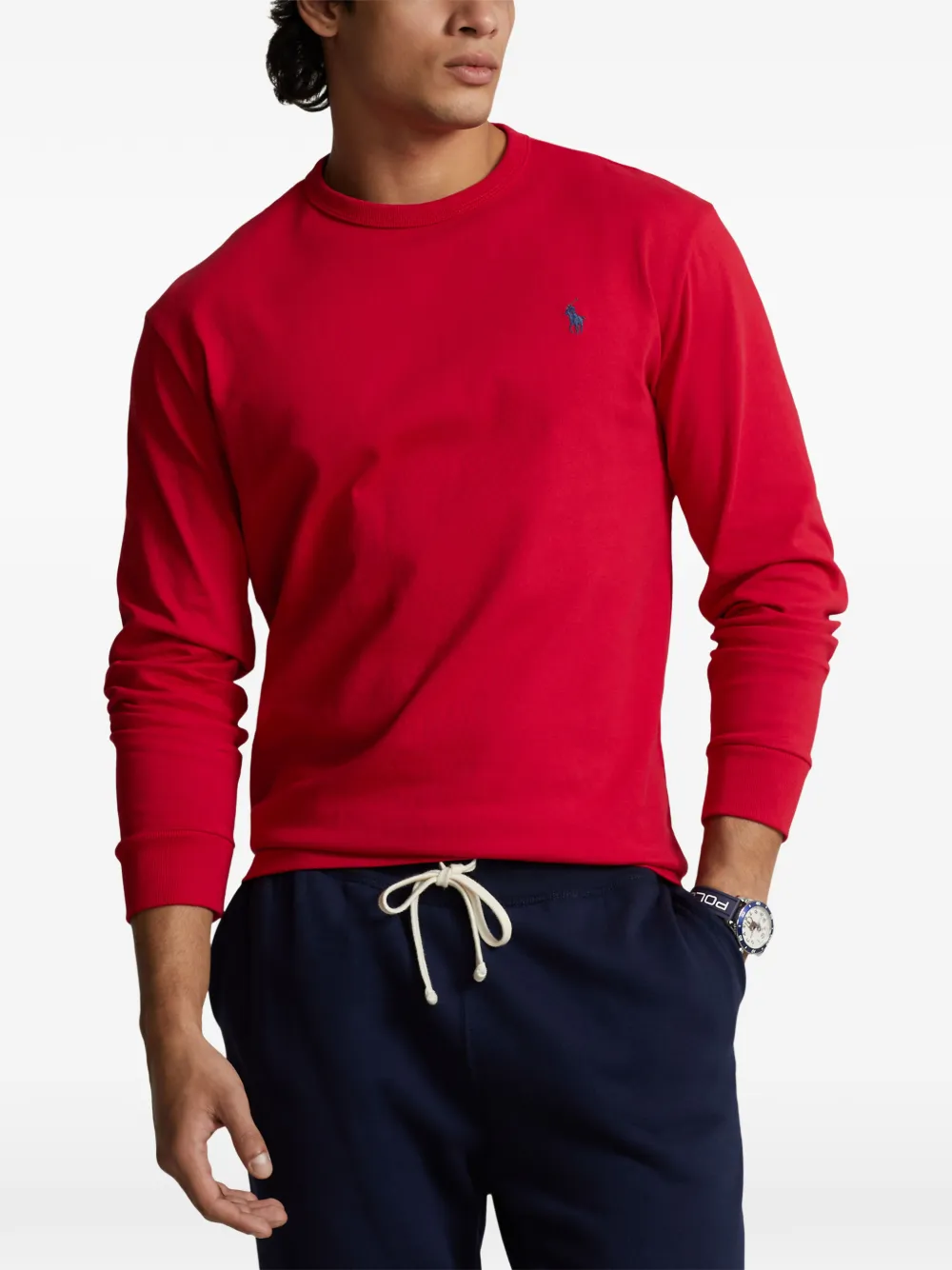 Polo Ralph Lauren T-shirt met geborduurd logo Rood