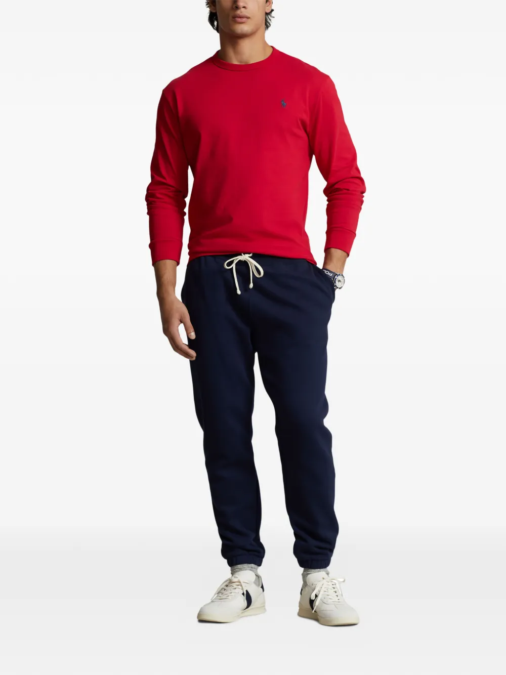 Polo Ralph Lauren T-shirt met geborduurd logo Rood