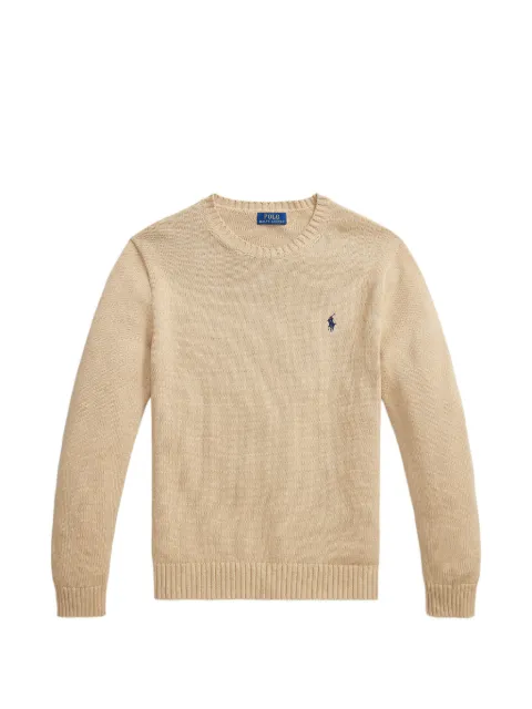 Polo Ralph Lauren logo-embroidered crew-neck sweater