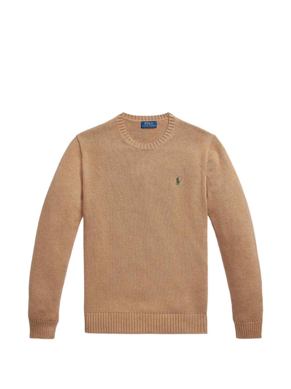 Polo Ralph Lauren embroidered-logo crew-neck sweater - Braun