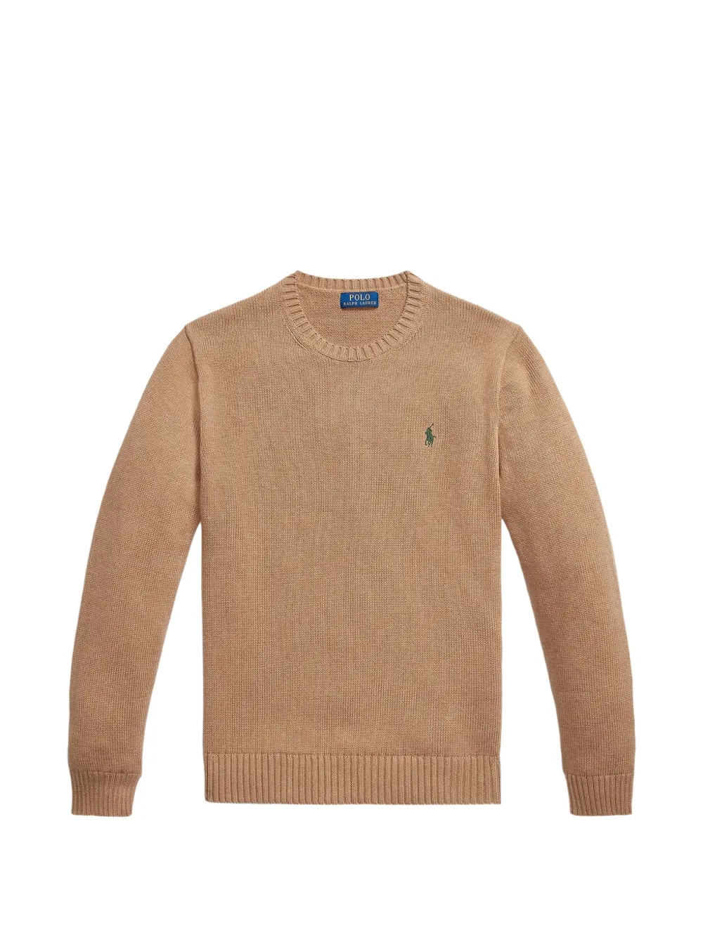 Polo Ralph Lauren embroidered-logo crew-neck sweater - Marrone