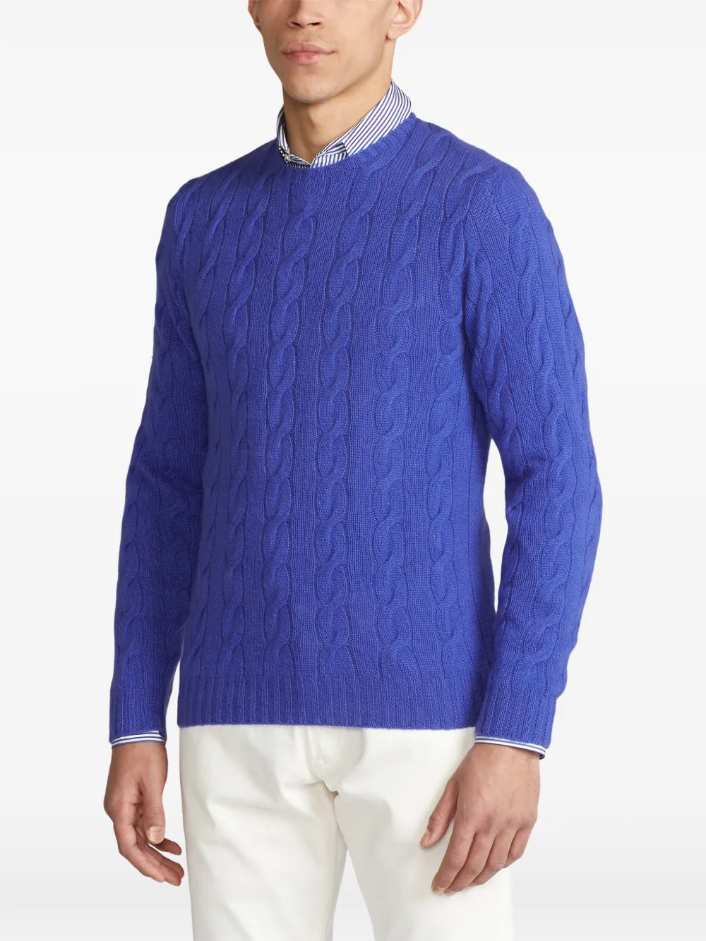 Polo Ralph Lauren Kabelgebreide trui Blauw