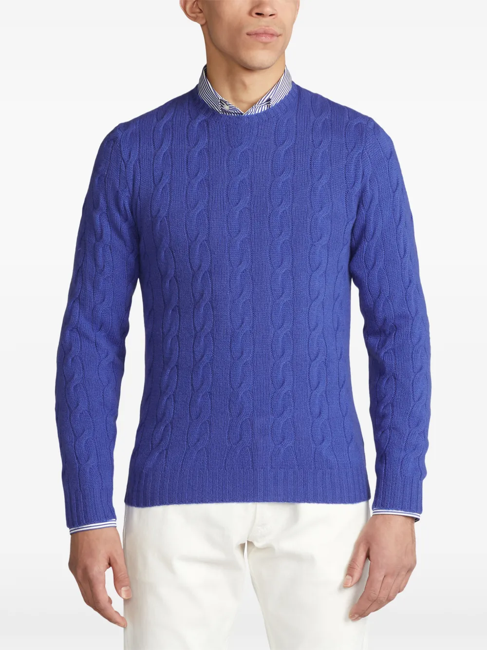 Polo Ralph Lauren Kabelgebreide trui Blauw