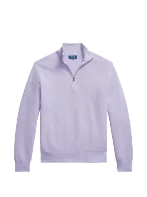 Polo Ralph Lauren ケーブルニット ハーフジップセーター | ブルー