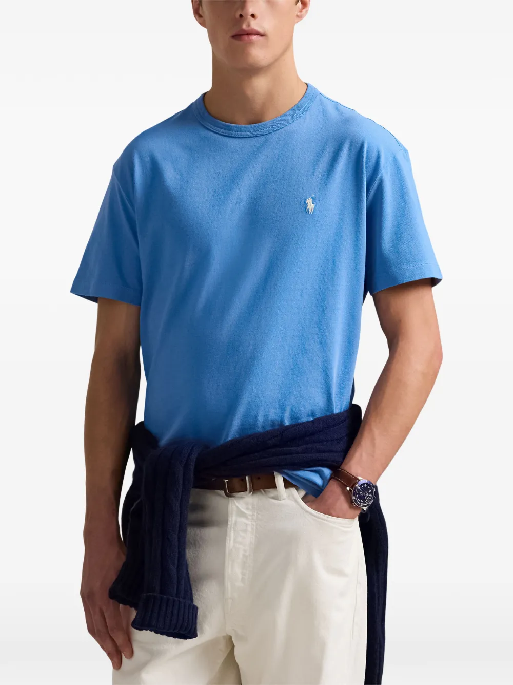 Polo Ralph Lauren T-shirt met borduurwerk Blauw