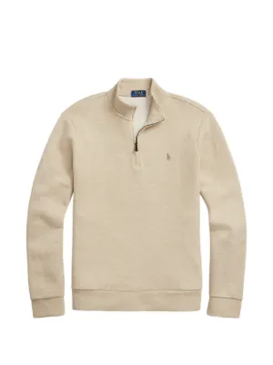 Polo Ralph Lauren quarter-zip embroidered-logo Sweater | Neutrals
