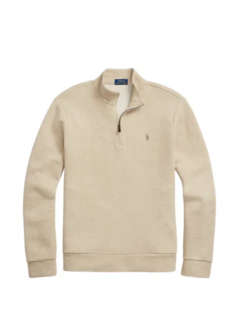 Polo Ralph Lauren quarter-zip embroidered-logo sweater