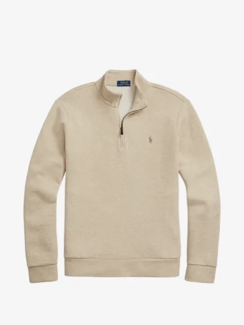 Polo Ralph Lauren quarter-zip embroidered-logo sweater